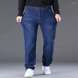 Jeans da uomo di grandi dimensioni 48 50 uomini denim 300KG OL pantaloni lunghi da lavoro pantaloni dritti larghi elastici maschili 5XL 6XL 7XL