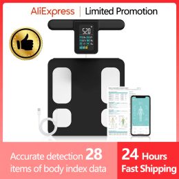 Scales Smart 8 Electrode Scale 2023 New Bioimpedance Electronic Digital Weight Balance Fat Body Water Muscle Mass BMI Composition Scale