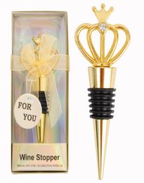 Diamond Crown Wine Stopper Silver Stoppers Home Kitchen Bar Tool Metal Seal Stoppers Wedding Guest Gifts SN62828836926