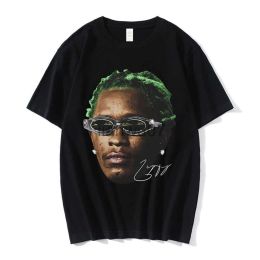 T-shirt da uomo Rapper Young Thug Graphic T Shirt Uomo Donna Moda Hip Hop Street Style Tshirt Estate Casual Manica corta Tee Shirt Oversize J230705