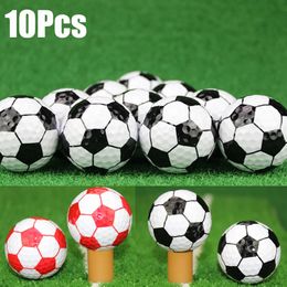 10Pcs 42.7mm Football Basketball Golf Practise Balls Synthetic Rubber Golf Balls Golf Gift Ball Golfer Accessories 240301