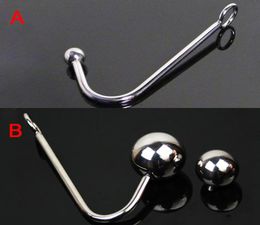 Anal Plug Anal Sex Toys Anal Hooks Butt Plug BDSM For Men&Women Bondage Restraints Belt Stainless Steel Buttplug Metal Anal Massage4271798