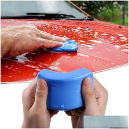 Car Cleaning Tools Wash Solutions Mud Clay Blue Magic Clean Bar Mini Handheld Washer Drop Delivery Automobiles Motorcycles Care Otcor