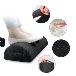 Massager Semicircle Foot Rest Pad Slow Rebound Leg Pad Office Ottoman Pregnant Woman Side Sleeping Knee Pillow Footrest Massage Support