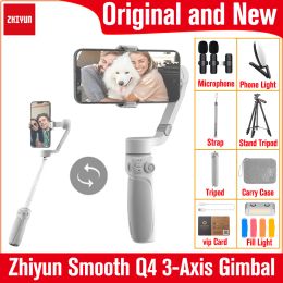 Heads Zhiyun Smooth Q4 3Axis Handheld Gimbal Stabiliser for iPhone 13 Pro 11 12 Samsung Galaxy Huawei Xiaomi Oneplus Smartphone