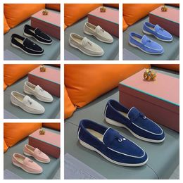 2024 top quality loro loafer Ankle Casual shoe Run shoes 2024 newest piana flat luxury Designer sneaker summer Charms Walk women Moccasins Leather Outdoor Dress