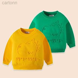 T-shirts Spring Autumn Steel Print Hippo Sweatshirt Boys Clothes Teenagers Long Sleeve Pullovers Girls Kids T-Shirts Sports Casual Tops ldd240314