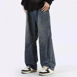 Men's Jeans Comfortable Denim Trousers Men Spring Autumn Pants Hip Hop Style Women's High Waist Baggy