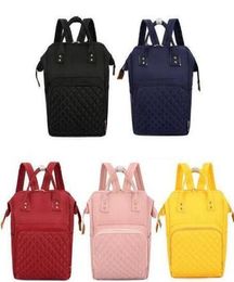 Diaper Bags Mommy Backpack Nappies Handbags High Capacity Mother Maternity Backpack Candy Color Designer Fashion Outdoor Travel Ba5226458