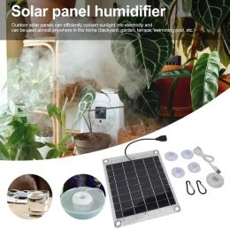 Kits Solar Panel Humidifier | 20W Double Sided Portable USB Atomizer | Energy Saving Moisturising Water Pump Gardening Supplies For G