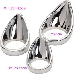 Metal Tears Cock Ring Tongue Shape Penis Ringdildo Cagecock And Ball Sex Toys For Menadult Product 240312