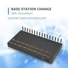 4G Lte 16 Antenna Channel High Gain Signal Wireless Modem Support SMPP Http API Data Analysis And SMS Notification System