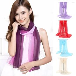 Scarves Solid Colour Scarf Summer Literature Sun Protection Shawls Anti-sunburn Long Wrap Hijab Women