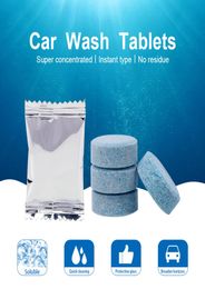 10PcsLot Car Windshield Compact Glass Washer Clean Cleaner Effervescent Tablets Detergent Solid Wiper Instant Windshield Washer7169880