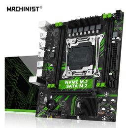 MACHINIST X99 PR9 LGA 2011-3 XEON Motherboard Intel E5 2620 2640 2650 2670 2680 V3 V4 Support DDR4 ECC NON-ECC Memory NVME SATA 240307