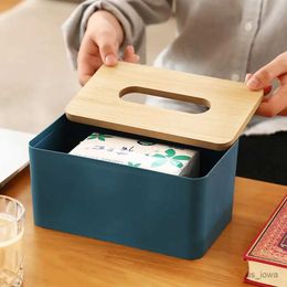 Tissue Boxes Napkins Creative Interior Products Wood Home Living Storage Case Wooden Tissue Box Napkin Paper Boxes Cover Holder