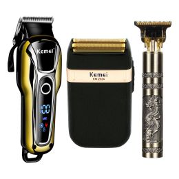 Trimmers 2022 LCD Electric clipper set Trimmer USB Hair Clipper Rechargeable Shaver Beard Machine chargeable For Men Cut barber cutting m