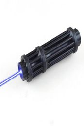 Powerful 200MW1500mW 450nm Focusable Gatling Shape Blue Laser Pointer Black Flashlights Torches7284180