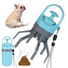 Dog Apparel Claw Poop Scoop Pet Picker Six Clip Outdoor Pickup Waste Bag Dispenser Cleaning Tools