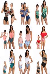 Mommy and Me Swimsuit Mother and Daughter Bikini Mommy and Me Floral Summer Bathing Beach Swimwear8210293