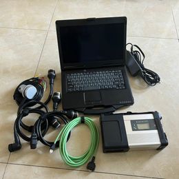 mb star diagnosis tool sd connect C5 with Laptop CF-52 diagnostic Newest DAS XENTRY for car trucks hdd 320gb ready to work