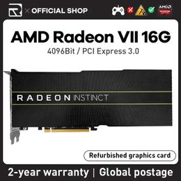 AMD Radeon JIESHUO VII 16GB dedicated mining graphics GPU 4096-bit GDDR6X PCI-E 3.0 mi50 16g KAS and other computer desktop