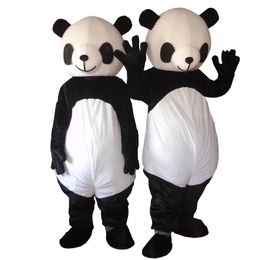 2024 New Adult Panda Mascot Costumes high quality Cartoon Character Outfit Suit Carnival Adults Size Halloween Christmas Party Carnival Party