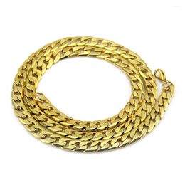 Pendants Amazon Wise In Europe And America Gold Bullish Ancient Copper Chain Necklace Men's Hip Hop Embossed Large
