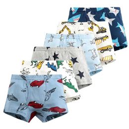 Panties Sale High Quality Boys Boxer Shorts Panties Kids Children Dinosaur Car Underwear 2-10Years Old 3Pcs 240228 Drop Delivery Baby, Dhkly