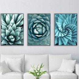 Number RUOPOTY 3pc/Set Frame DIY Painting By Numbers For Adults Green Plants Modern Home Wall Art Picture Colouring By Numbers Craft