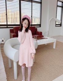 Toddler Baby Kids Clothes Long Sleeve Sweater Dress Warm Winter Kids Girl Party Wear shirt Princess 212Y4449889