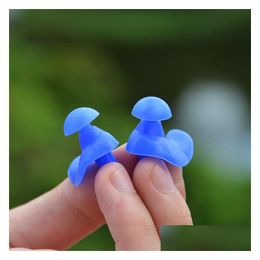 Ear Care Supply Professional Swimmers Sile Earplugs Soft Flexible Ear Plugs For Travelling Slee Reduce Noise Tapones Para Los Oidos De Dhymw