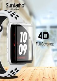 4D Full Cover Soft Edge Full gel glass film For i Watch 42mm Screen Protector Film for Apple Watch 38 mm Series 1 2 39987916