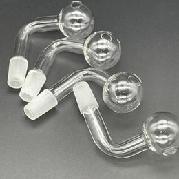 Oil Burner Glass Pipe with 10mm 14mm 18mm Male Female Thick Pyrex Glass Bubbler Tube for Smoking Water Pipes LL