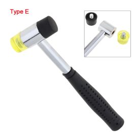 Hammer Multifunctional Rubber Hammer Tile Hammer with Round Head and Nonslip Handle Woodworking DIY Hand Tools Repair Tools Home Hand