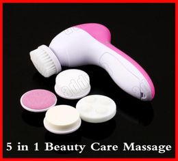 Cleansing tools 5 in 1 Beauty Care Massage Multifunction Electric Face Facial Cleansing Brush Spa Mini Skin Care massage Brush fac6795001