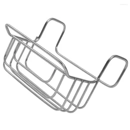 Kitchen Storage Sink Drainer Hanging Basket Draining Stainless Steel Organizer Washcloth Sponge Holder 304