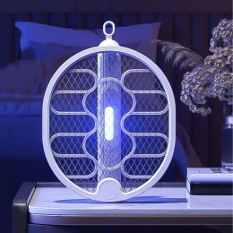 Zappers USB Automatic Mosquito Trap Light TypeC Charging Foldable Mosquito Killer Lamp 3 Mosquito Killing Modes 225mAh for Home Bedroom