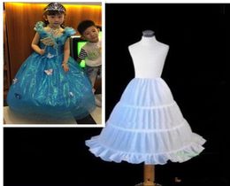 Flower Girl Kids Petticoat Children Crinoline Undersakirt Slip for Little Girl 55cm Long 3Hoops High Quality Fast 3805114