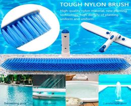 18 Inch Swimming Pool Wall Ground Brush Head Dirt Moss Removal Cleaning Tool Pool Brush F3663381