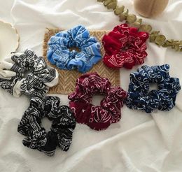 Fashion Women Elastic Hair Bands Whole Scrunchies Ponytail Holder Bandana Scrunchie Ties For Girls Accessories5931091