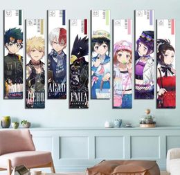 Paintings Hd Prints Pictures Wall Artwork Painting 8 Piece My Hero Academia Anime Character Canvas Home Decor Modular Poster Livin1218488