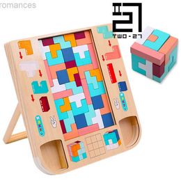 3D Puzzles Magic Cube 2 In 1 Puzzle Board Buzzle Kids Inteligence Multi Educational Sensory Toy Autistic Game for School Older Children 5/6 240314