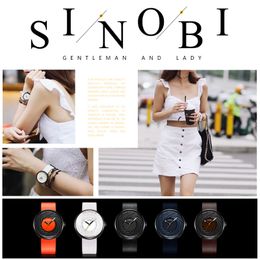 cwp Sinobi Fashion Watch Women Big Dial Creative eddy Design High Quality Leather Strap White Watches Casual relojes para mujer