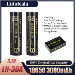 LiitoKala Lii-30A 18650 3.7V 3000mah High power discharge Rechargeable battery power high discharge,30A large current