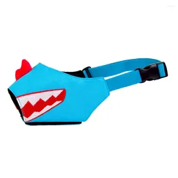 Dog Apparel Mouth Cover Mask Anti Bite Barking Device Breathable Cartoon Nylon Pet