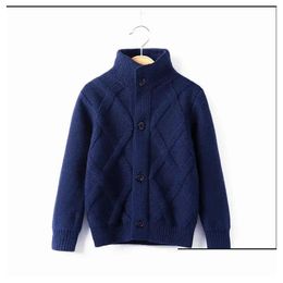 Pullover Baby Kids Clothing Sweaters Plover Turtleneck Knitted Boys Childrens Drop Delivery Maternity Othax