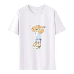 T-shirt firmata Nuova maglietta POLO a maniche corte da donna, T-shirt stampata da donna 2024, top di qualità al 100%