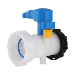 Connectors Plastic DN40/DN50/DN80 Active/Integrated Garden Butterfly Valve For IBC Water Tank Container 1000L Switch IBC Tank Adapter