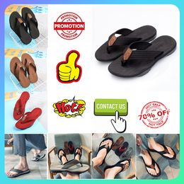 Designer asual Platform Slides Slippers Men Woman anti slip wear-resistant weight breathable super soft soles flip flop Flat Beach sandals GAI